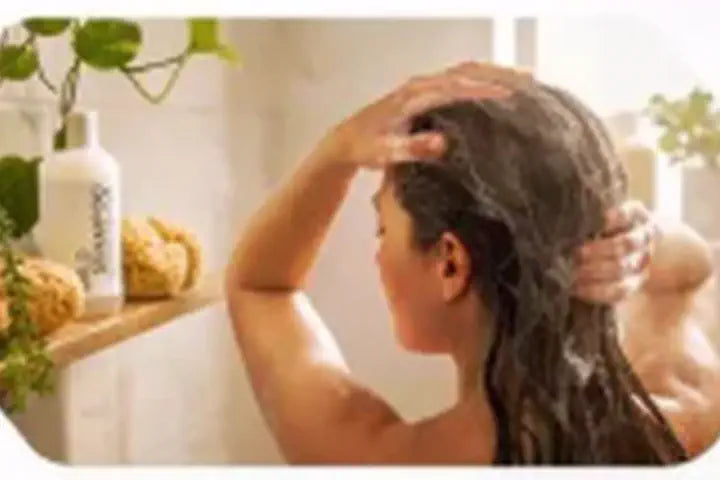 Wash hair with a mild shampoo