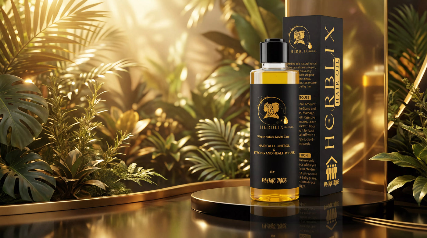 Herblix Hair Oil bottle and packaging