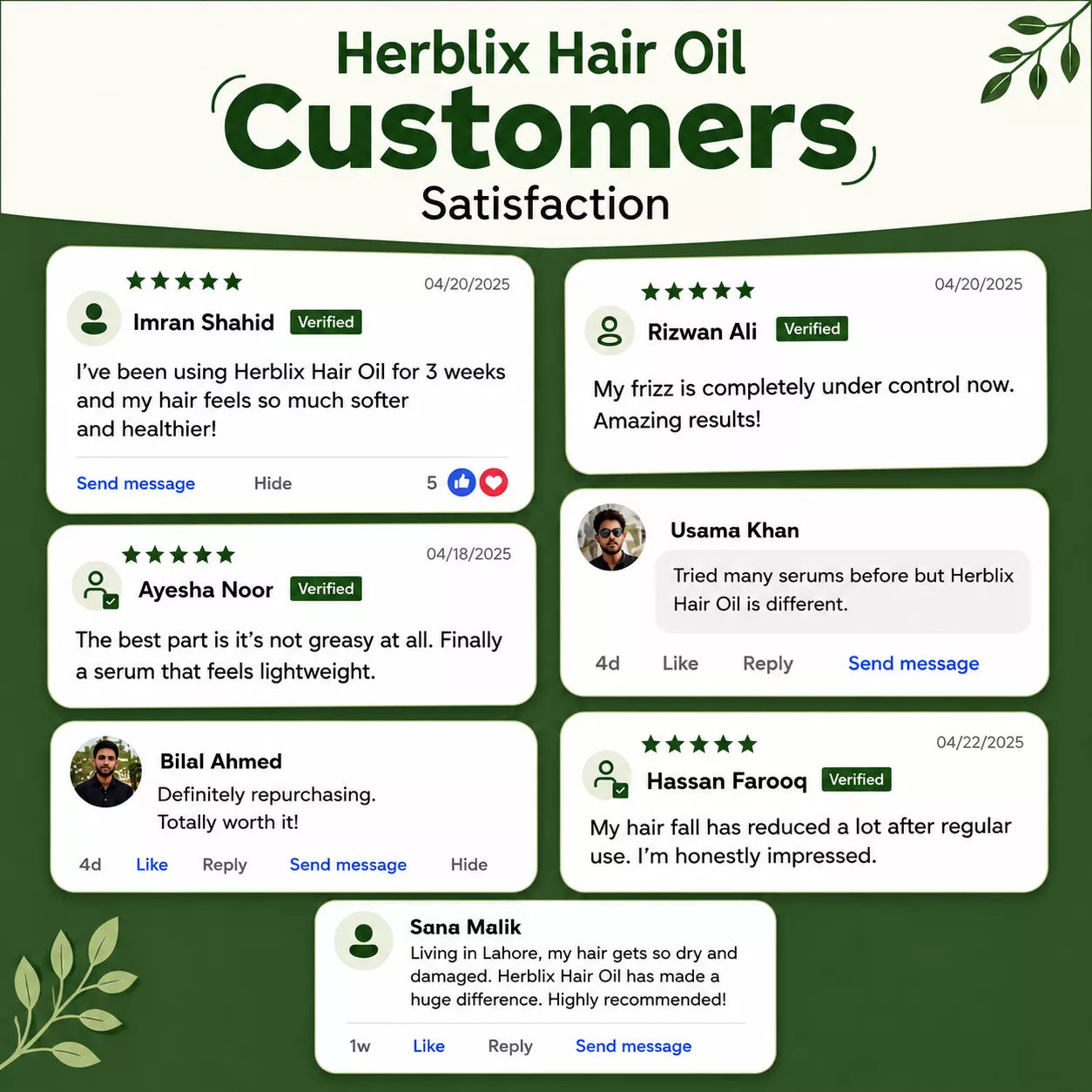 Herblix Hair Repair & Growth Oil -Free from Harsh Chemicals