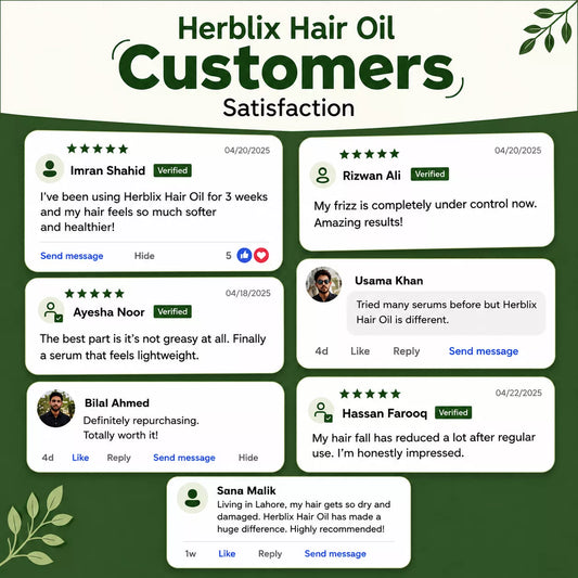 Herblix Hair Repair & Growth Oil -Free from Harsh Chemicals